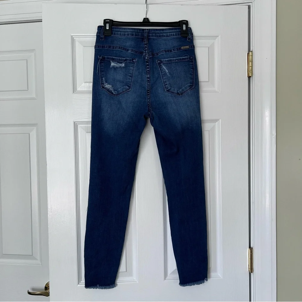 KanCan Estilo high rise raw hem cotton jeans 27